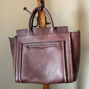 Kate Spade Claremont Drive Marcella Crossbody Purse Bag Brown Leather